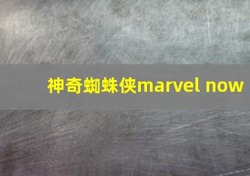 神奇蜘蛛侠marvel now